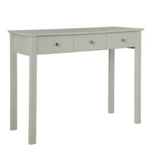 *Florence 3 drawer Dressing Table in Soft Grey Dressing Table Home Store UK