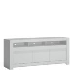 Novi 3 Door TV Cabinet in Alpine White - TV Stands - Home Store UK