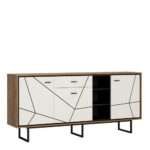 Brolo 3 door 1 drawer wide sideboard - Sideboards - Home Store UK
