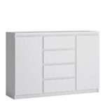 Fribo 2 door 4 drawer sideboard in White - Sideboards - Home Store UK