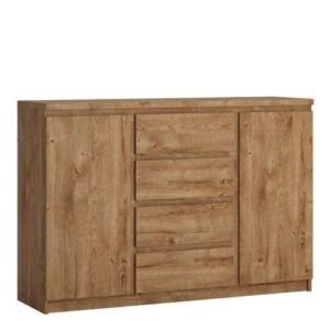 Fribo 2 door 4 drawer sideboard in Oak - Sideboards - Home Store UK