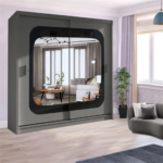 Bristol Sliding Cupboard Doors ﻿- Sliding Wardrobe With Lights - Home Store UK