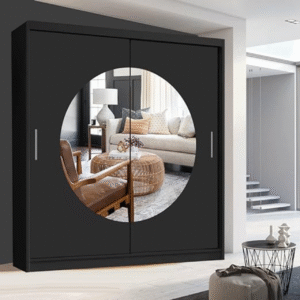 Chic Sliding Mirror Wardrobe -﻿ Sliding Wardrobe With Lights - Home Store UK