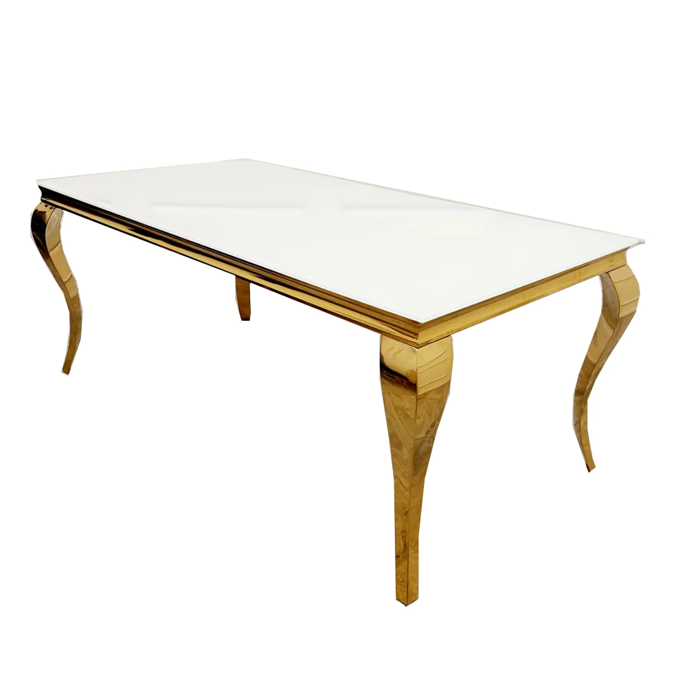 Louis Dining Table Gold with Glass Tops Marble Dining Table Home Store UK Louis Dining Table Gold with Glass Tops Marble Dining Table Home Store UK