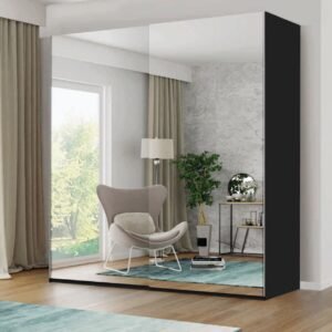 Berlin Full Mirror Sliding Wardrobe ﻿ - Sliding Wardrobe -Home Store UK