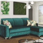Borys Small Sofa Bed, Green - Sofa Bed - Home Store UK