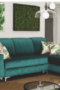 Borys Small Sofa Bed, Green - Sofa Bed - Home Store UK