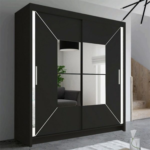 Serena Spacepro Sliding Doors Wardrobe - Sliding Wardrobe With Lights - Home Store UK