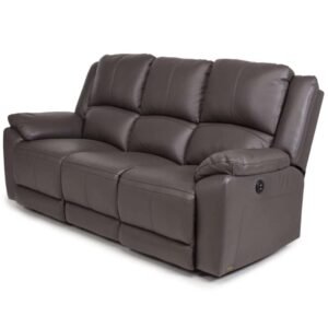 Lambright Dutchboy RV Recliner - Contemporary Modular Sofa Brown Leather Couch - Leather Sofa - Home Store UK