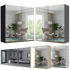 Berlin Full Mirror Sliding Wardrobe