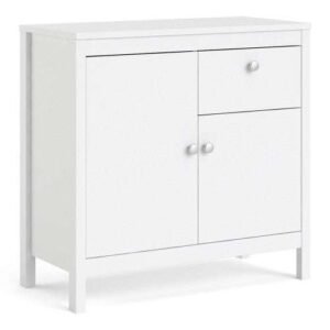 Madrid Sideboard 2 doors + 1 drawer in White modern sideboard - Sideboards - Home Store UK
