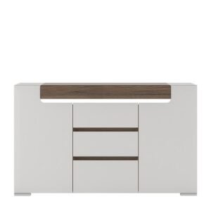 Toronto 2 Door 3 Drawer Sideboard (inc. Plexi Lighting) - Sideboards - Home Store UK