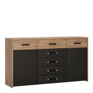 Monaco 2 door 5 drawer wide cupboard - Sideboards - Home Store UK