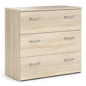 Space Chest of 3 Drawers in Oak Home Store Uk
