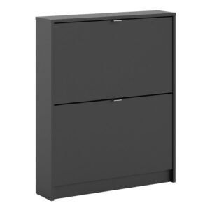 Shoes Shoe cabinet w. 2 tilting doors and 1 layer - Shoe Storage Cabinets - Home Store UK