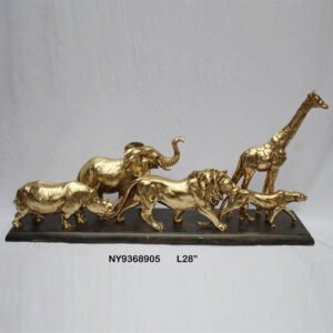 28? Walking Group Gold Animal glass Christmas ornaments - Ornaments - Home Store UK