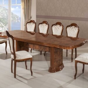 ELIZABETH walnut rad Dining Table Set folding dining table Italian Dining Sets Home Store UK