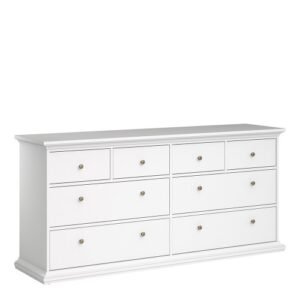 Paris Chest of 8 Drawers in White Chest Of Drawer Home Store UK
