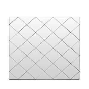 50x50 Criss Cross Wall Mirror - Mirror Collection - Home Store UK