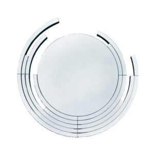 Modern Accent Round Mirror - Mirror Collection - Home Store UK