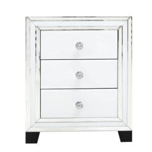 Manhattan 3 Drawer Bedside - Mirror Collection - Home Store UK