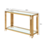 HSUK- Value Cohen Gold Console Tables Home Store UK