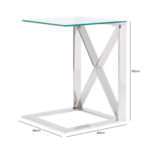 HSUK- Value Zenith Stainless Sofa Table - Home Store UK