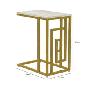 HSUK- Devon Cream and Gold Sofa Table - Sofa Table - Home Store UK