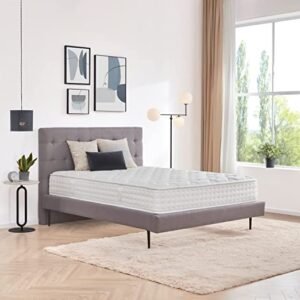 Dreamsir 3FT Single Mattress, Memory Foam Support, 10.6 Inch Two-layer Pocket Spring Mattress in a Box, Skin-friendly Soft Knitted Fabric Mattresses Home Store UK