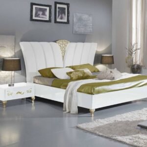 Ben Company Sofia White and Gold Italian Bedroom Set Italian Bedroom Set Home Store Uk