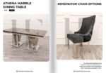 Athena Dining Table with Kensington Chair's Dininig Table Home Store UK