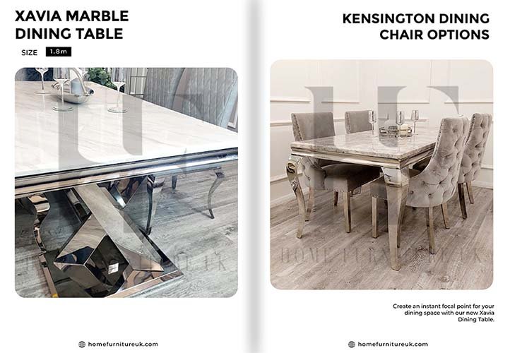 Xavia Dining Table with Kensington Chair's Marble Dining Sets Home Store Uk Xavia Dining Table with Kensington Chair's Marble Dining Sets Home Store Uk