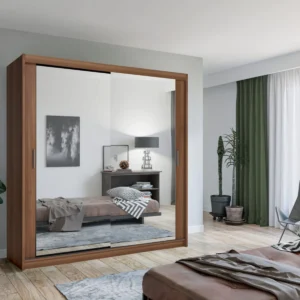 CHICAGO WALNUT WARDROBE ﻿ Wardrobe Home Store UK
