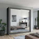 CHICAGO GREY WARDROBE ﻿ Wardrobe Home Store UK