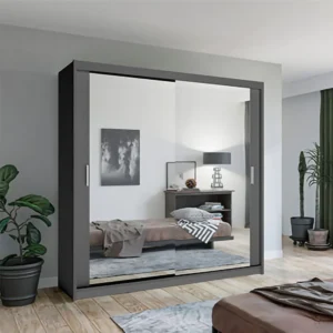 CHICAGO GREY WARDROBE ﻿ Wardrobe Home Store UK