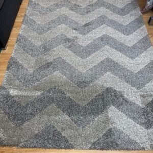 Monochromatic Zigzag Rug – 160×230 - Rugs - Home Store UK