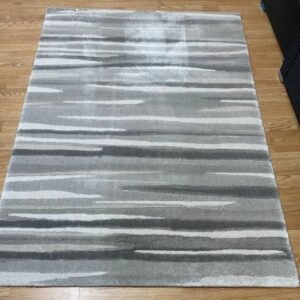 Stripe Pearl Rug – 120×170 - Rugs - Home Store UK