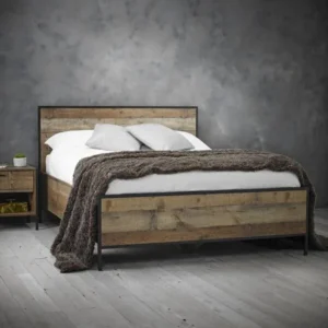 Hoxton Distressed Oak 4.6 Double Bed