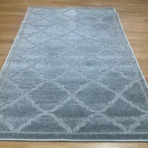 Grey Trellis Rug – 80×150 - Rugs - Home Store UK