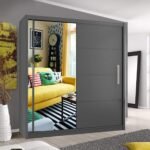 Outlook Sliding Wardrobe (Grey) Wardrobe Home Store UK
