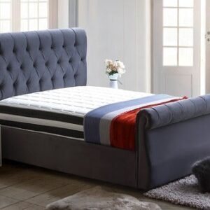 Chesterfield - Elegant Sleigh Design Handcrafted Bedframe