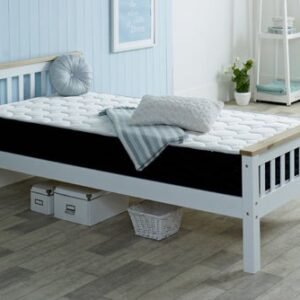 Helsinki Classic - White Pine Shaker Bed Pine Beds Home Store UK