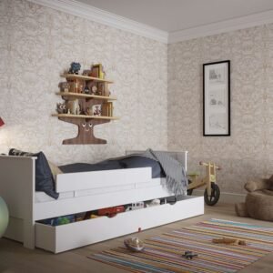 Louis Single Bed White - Kids Bed - Home Store UK