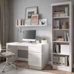 Rea Bookcase (LH) in High Gloss - Kids Room - Home Store UK