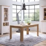 Addison Extending Dining Table 160-200cm in Oak Marble Dining Table Home Store uK