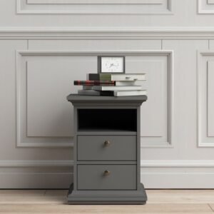 Harris Bedside 2 Drawers Bedside Cabinet Home Store UK