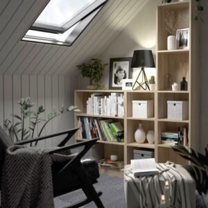 Lauren Low Narrow Bookcase (2 Shelves) - Bookcase - Home Store UK