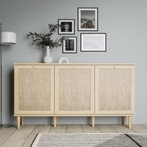 Claire 3 Door Sideboard in Rattan - Sideboards - Home Store UK