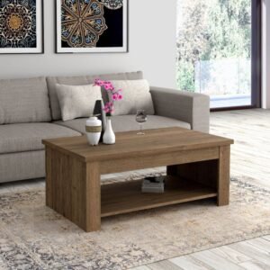 Carol Rising Coffee Table In Tabak Oak Coffee Table Home Store UK