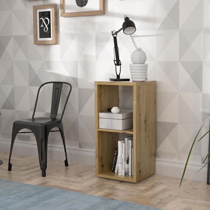 Spring 1 Shelf Storage Unit in Artisan Oak - Storage Units - Home Store UK Spring 1 Shelf Storage Unit in Artisan Oak - Storage Units - Home Store UK
